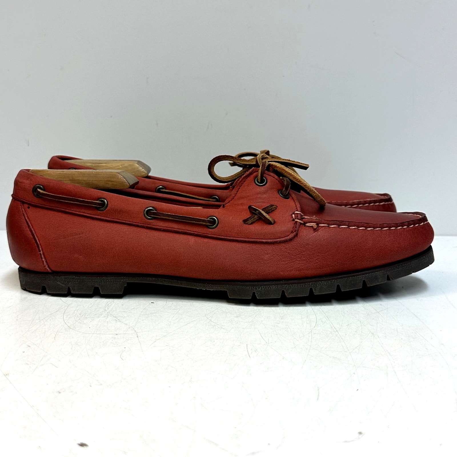 Nwot Rancourt & Co. X Polo Ralph Lauren Boat Shoe Vibram Made In Maine Usa 11 D — image 4 of 8